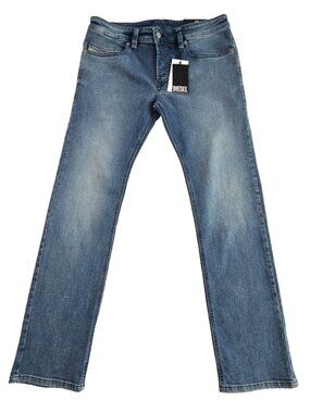 Diesel Safado Jeans Men's 32x32 Med Wash NEW Straight Fit Stretch MSRP $250